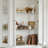 Decaro 77'' H Traditional White Corner Fireplace Surround Mantel Display Cabinet With Tempered Glass Doors, Fireplace Insert Opening
