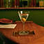Set of 2 Bar/Giani Crystal Martini Glass