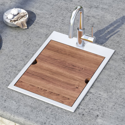Évier de cuisine en acier inoxydable 18 po x 20 po Ruvati