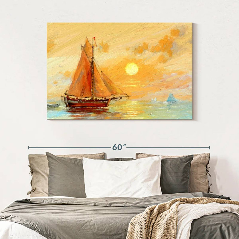 Voilier Mehar Sunset Sea, H 32 po x l 48 po