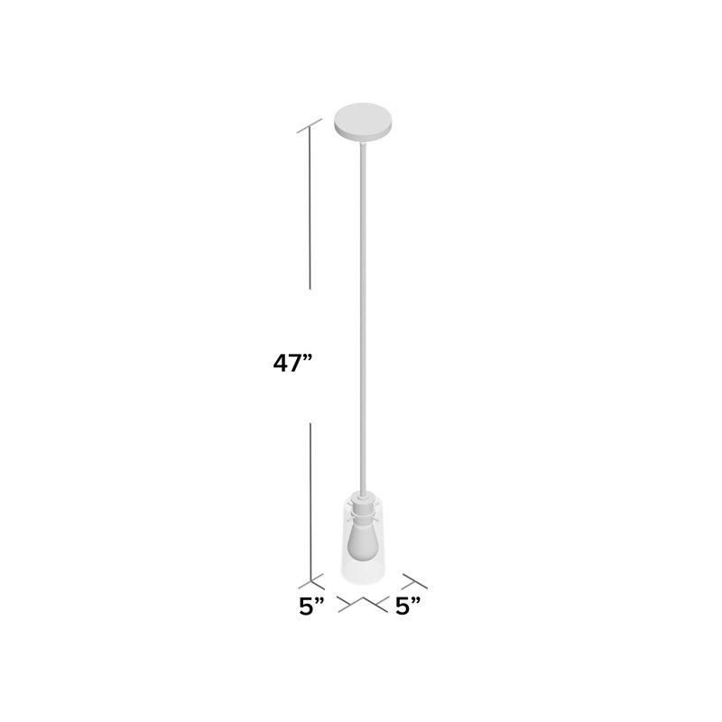 Elephus 1 - Light Neutral Single Pendant
