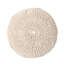 Pouf tricoté en coton beige, et application de coussin de plancher soigneusement conçu manuellement, élément de soutien de poids de 20 lb x 20,6 po x 14 po et fait à la main avec accessoire de capacité d'entretien-804178868