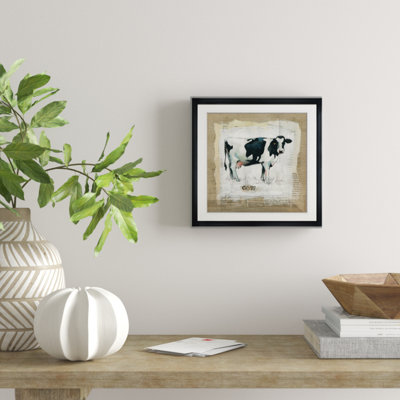 " Burlap Cow "