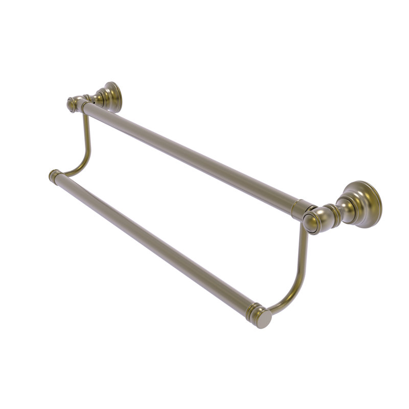 Barre à serviettes murale double 20 "Freyja, Laiton antique