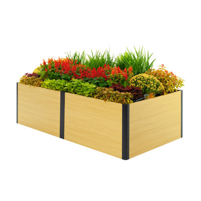 26" Tall 48" Wide Modular Metal Outdoor Raised Garden Bed