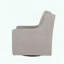 Curved Armrest Swivel Chair with High-Density Foam