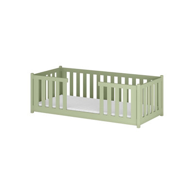 Bharati Single (3') Solid Wood Bed Frame with Mattress