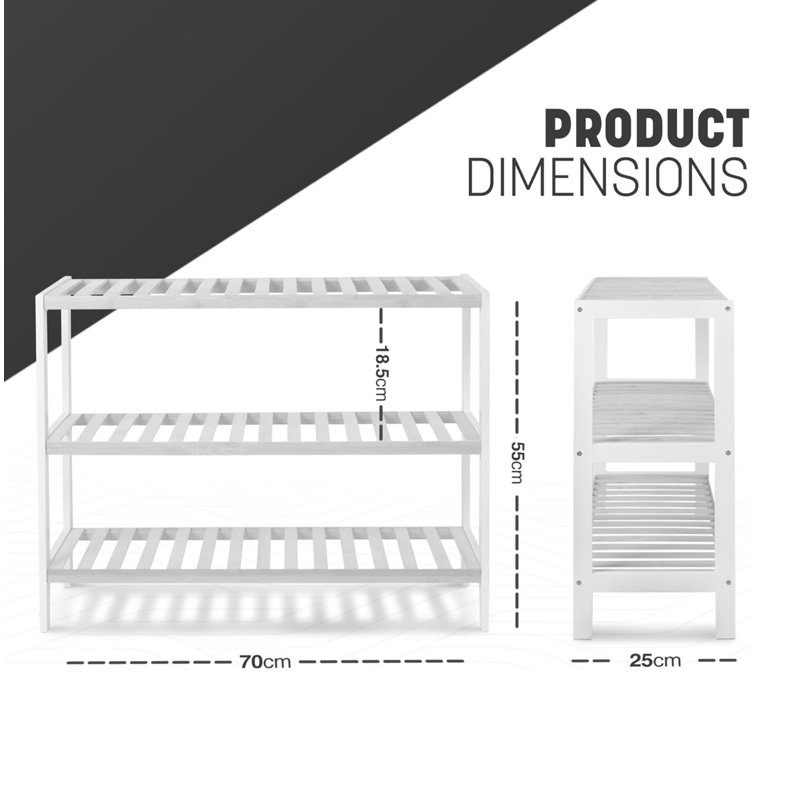 12 Pair Shoe Rack