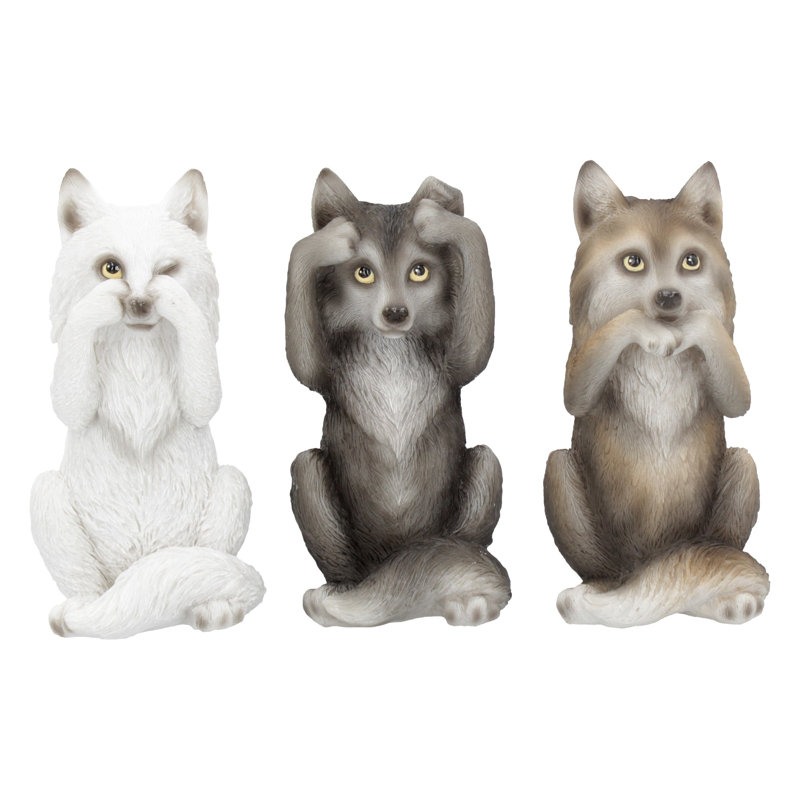 Figurine Nemesis Now Three Wise Wolves 10cm