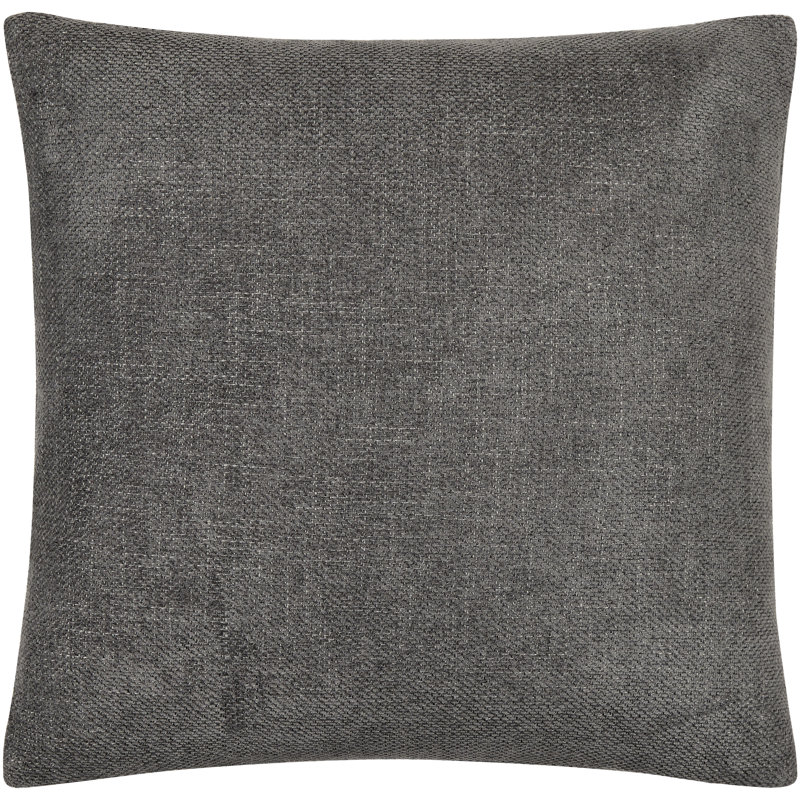 Sajani Gray Polyester Reversible Throw Pillow 20" x 20"
