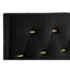 Très grand lit à panneau, tête de lit rembourrée noire, tête de lit moelleuse et dorée pour plus de sophistication, avec boutons de bar, conception ouverte-1078466515-1331848711