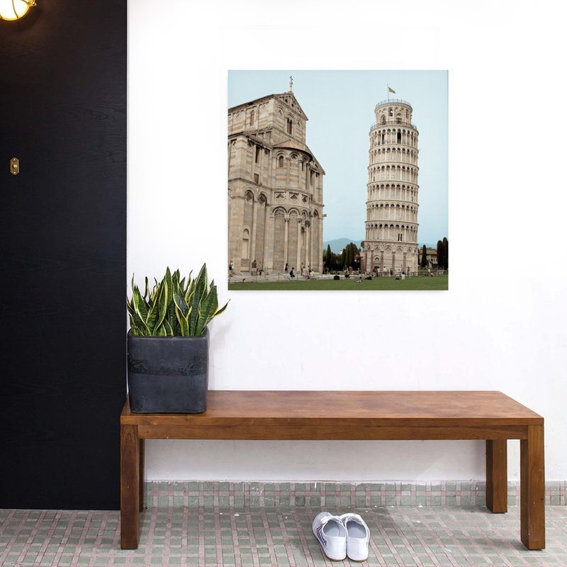 Pisa Tower 1 Contemporary Architecture Art, 32" H x 32" W