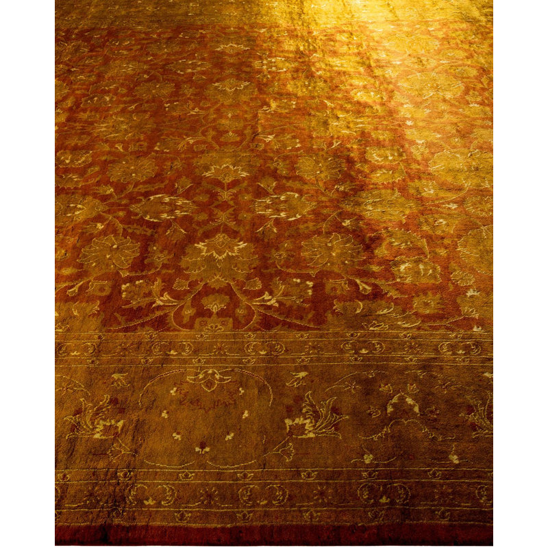 Fine Vibrance One-of-a-Kind 9'2" X 12'3" Hand Knotted Area Rug