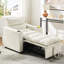 Canapé-lit 31 places convertible beige avec velours pour petit salon, lit ajustable à structure solide et moderne-1316095117
