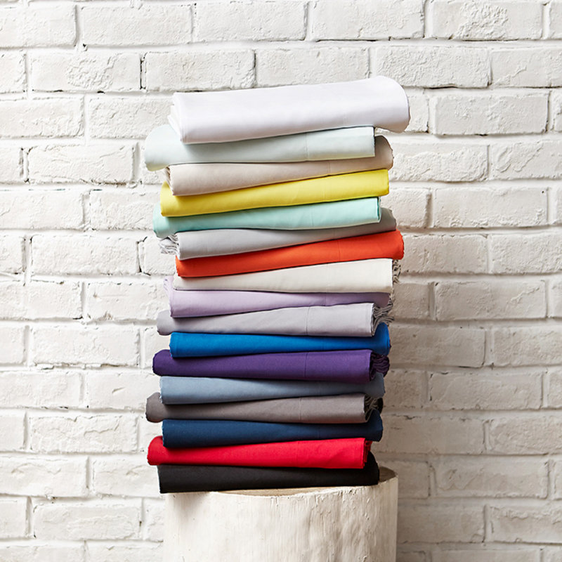  Ensemble de draps profonds en microfibre soyeuse, Simple TG, bleu
