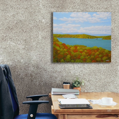 Epic Graffiti 'Autumn At Sir Sams'  by Kenneth M Kirsch Canvas Wall Art, 30" x 26"