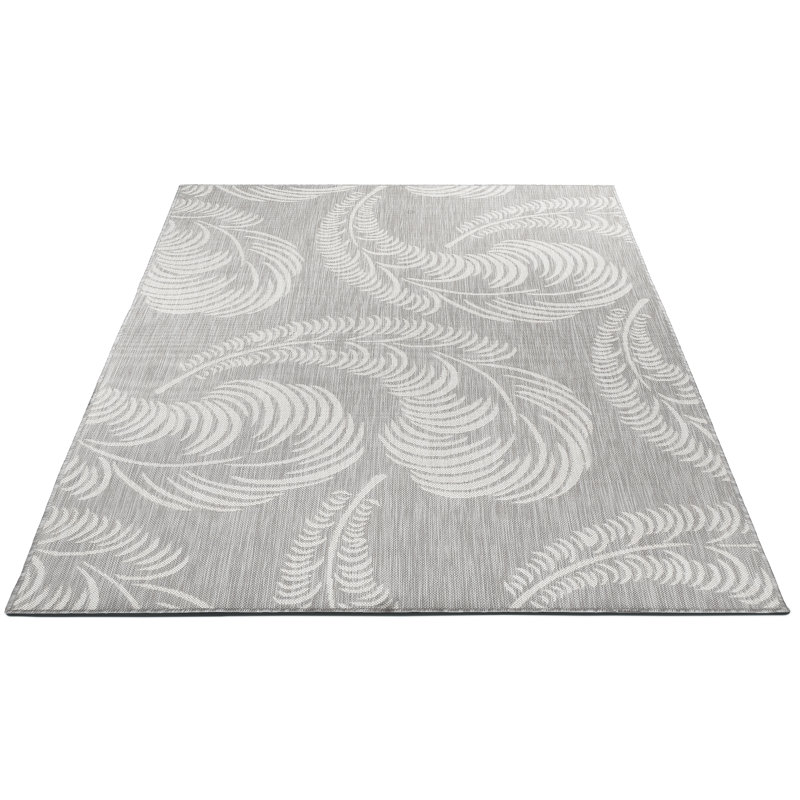 Tapis d'intérieur Leemichael Feathers, Rectangle 5 pi 3 po x 7 pi 7 po