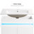 30.09'' Single Bathroom Vanity with Ceramic Top-94416412