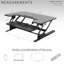 VIVO 36" Electric Standing Desk Converter (DESK-V000VE)