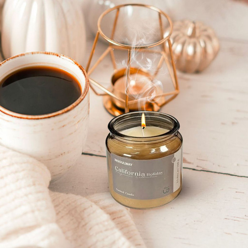 Citrus Scented Jar Candle, 14 oz Jar, 1