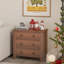 Commode 3 tiroirs avec poignées pratiques-401525552