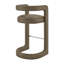Ensemble de 2 tabourets de bar Winslow Premium en cuir végétalien, couleur champignon-1557980731