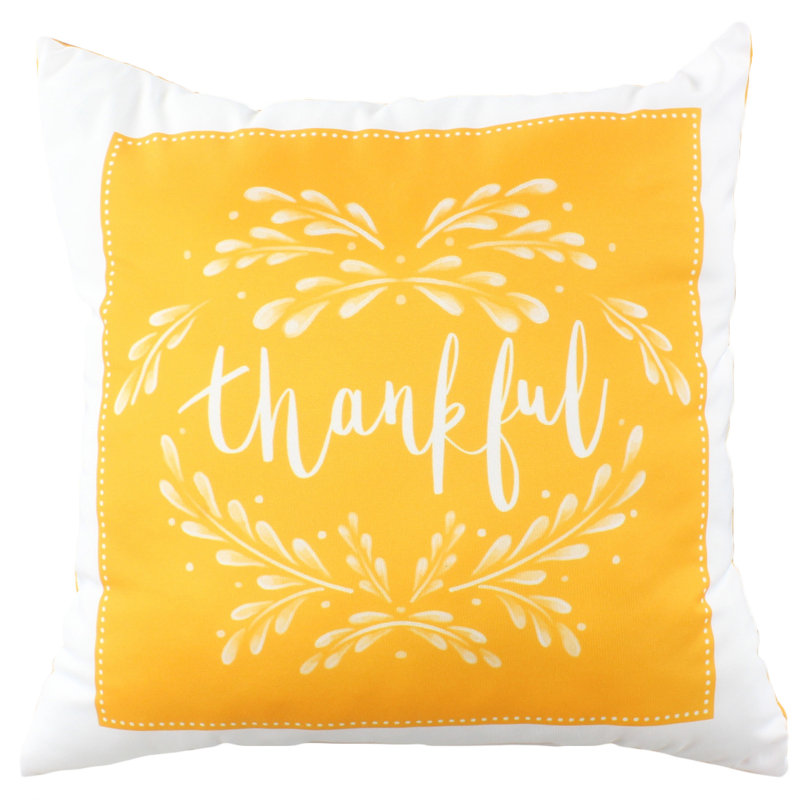 Housse et insert de coussin carré saisonnier