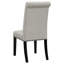 Ensemble de 2 chaises d'appoint rustiques capitonnées-125441427