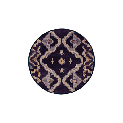 Machine Washable Purple Area Rug