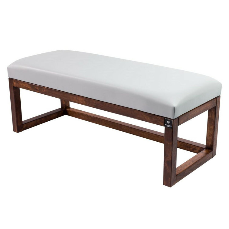 Faux Leather Upholstered Bench