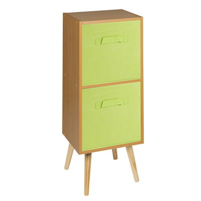 Melvyn 75cm H x 30cm W Wood Cube Bookcase