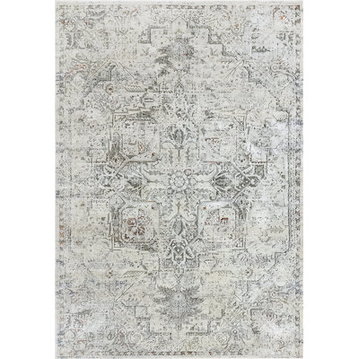 Tapis oriental gris