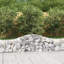 Arched Gabion Baskets 3 Pcs Galvanised Iron-891420566