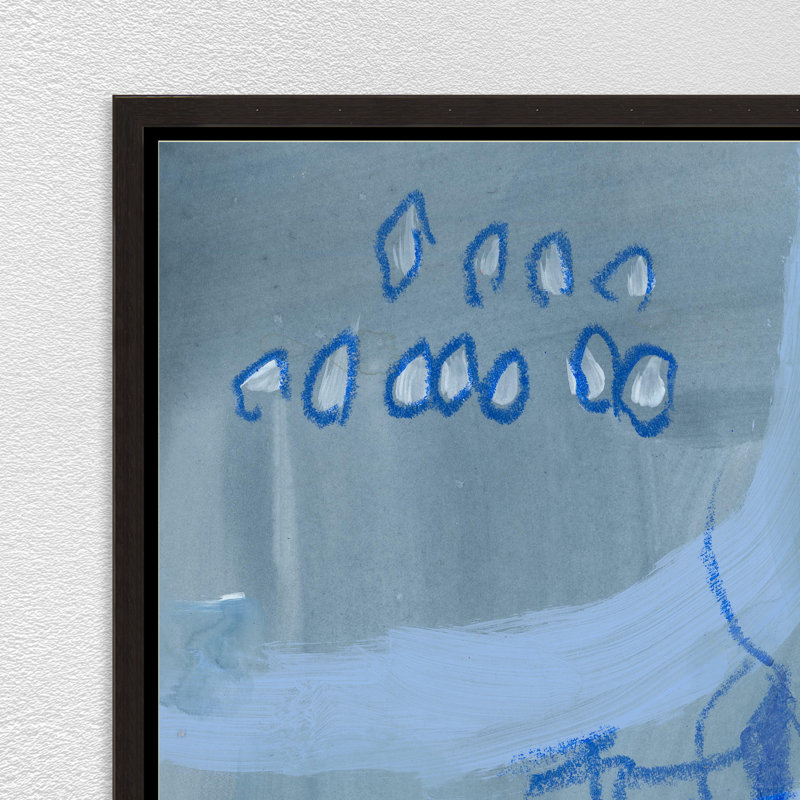 «Blues I» par Victor Ryan - Peinture sur toile encadrée
