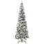 Arbre de Noël artificiel pin enneigé 7,5 pi avec des branches réalistes et 668 pointes-590071024