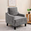 Fauteuil d'appoint en chenille, fauteuil de lecture rembourré-857525344