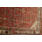 Geometric Red  Traditional Runner Rug 3x10