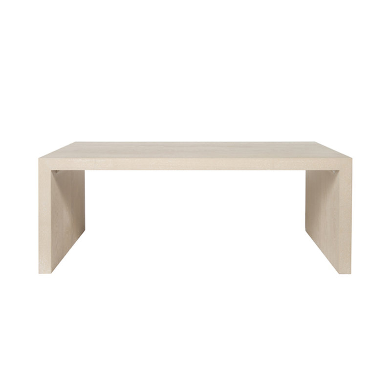 Kenneth Mid-Century Modern Smoke Grey Oak Coffee Table