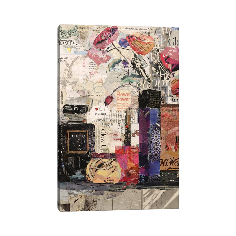 Flower Power by Jamie Pavlich-Walker - Wrapped Canvas Painting, 30.48cm H x 20.32cm W x 1.905cm D