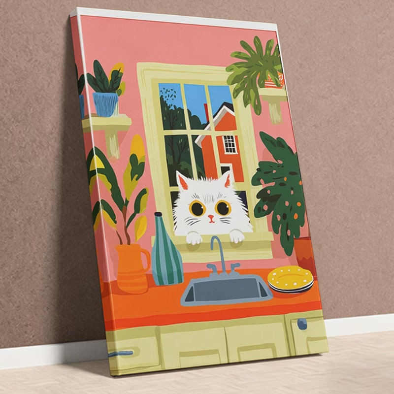 1 Piece Wrapped Canvas Wall Art, 40cm H x 30cm W