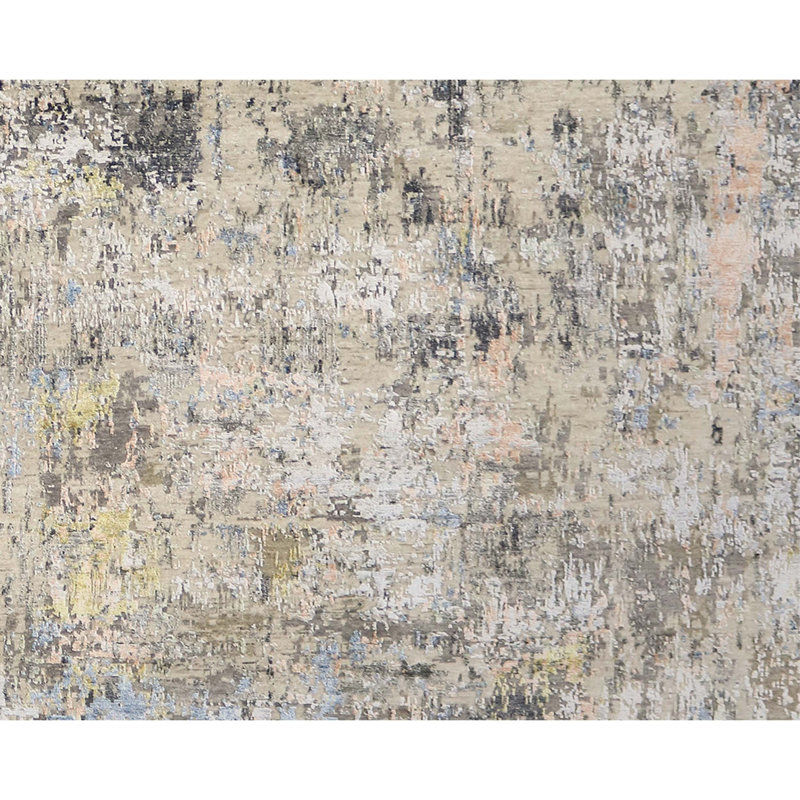 Area Rug in Gray, Rectangle 2' x 3'