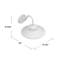 Luminaire de grange d'extérieur 1 lumière Atwell-1660225397