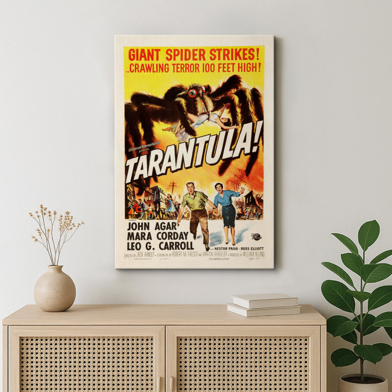 «Tarantula Classic Sci Fi Horror», affiche d'art de film, créature rétro, images encadrées sur toile, estampe numérique
