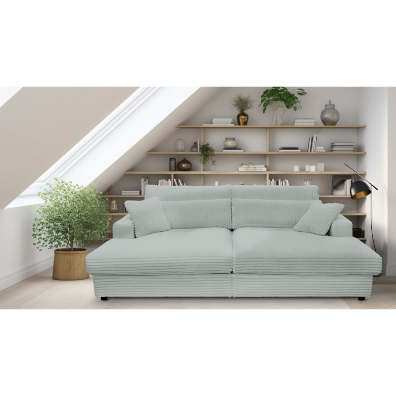 Rishabh Sleeper Sofa, Ivory