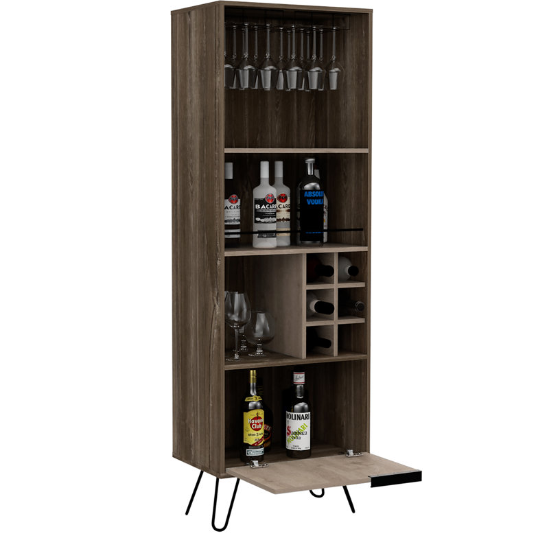 Skyler tall Bar Cabinet