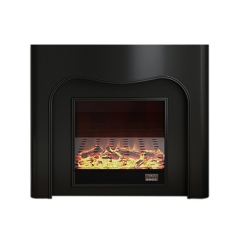 Orren Ellis 41.73 " W Electric Fireplace, Black