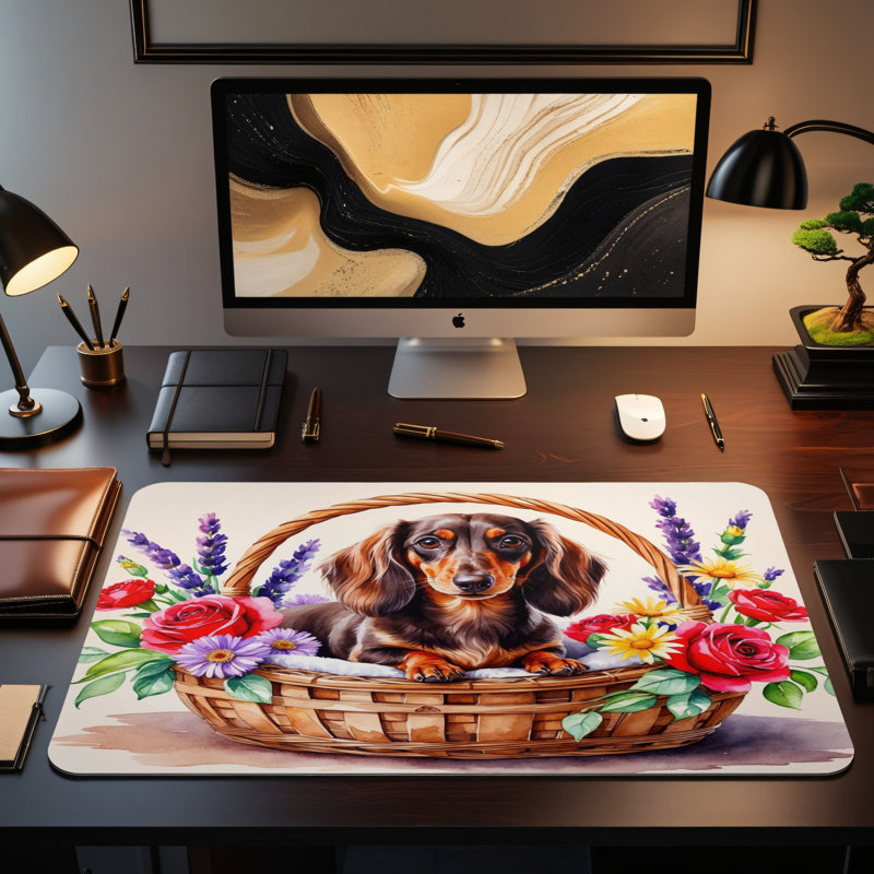 Polyester Desk Pad, 14.4x12.1