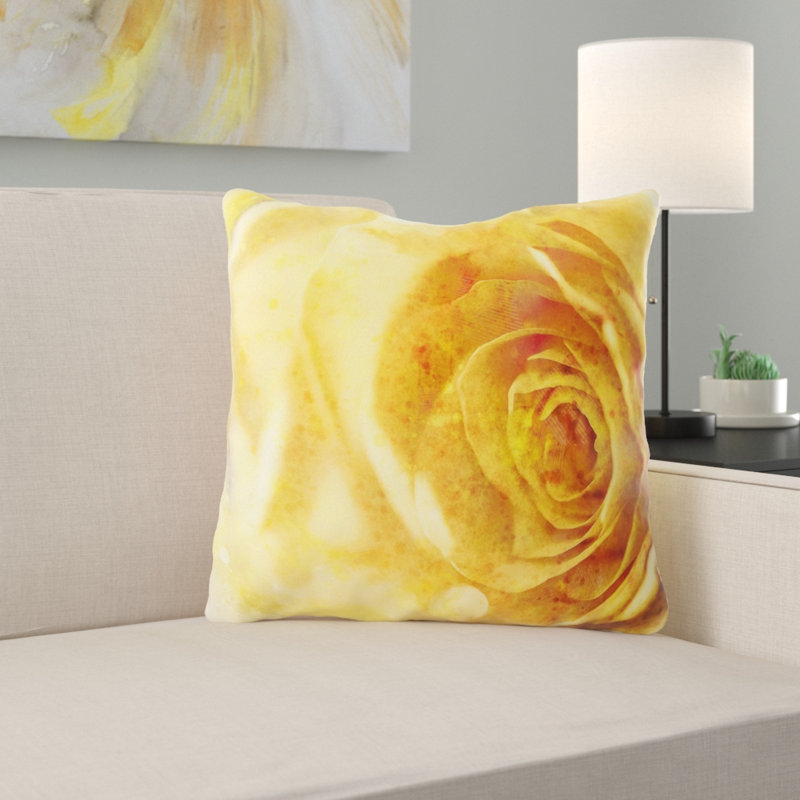 Coussin rose Zamarripa, Microsuède, Intérieur