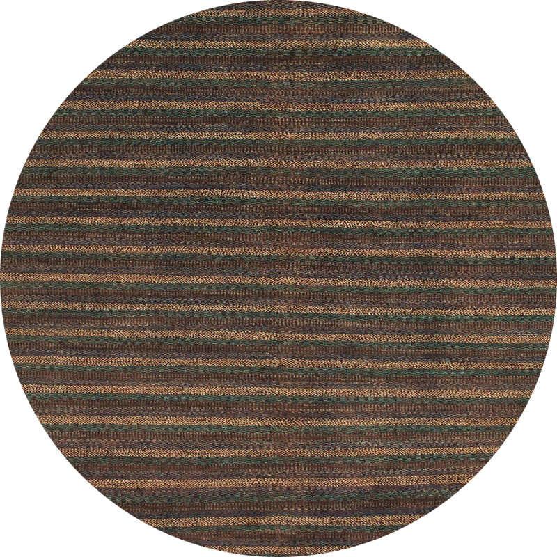 Abstract Indoor Rug, Round 6'