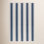 Blue Awning Stripe Machine Washable Rug